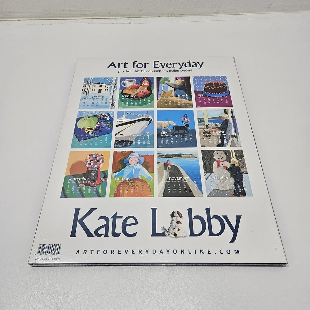Kate Libby 2018 poster calendar complete Art for Everyday